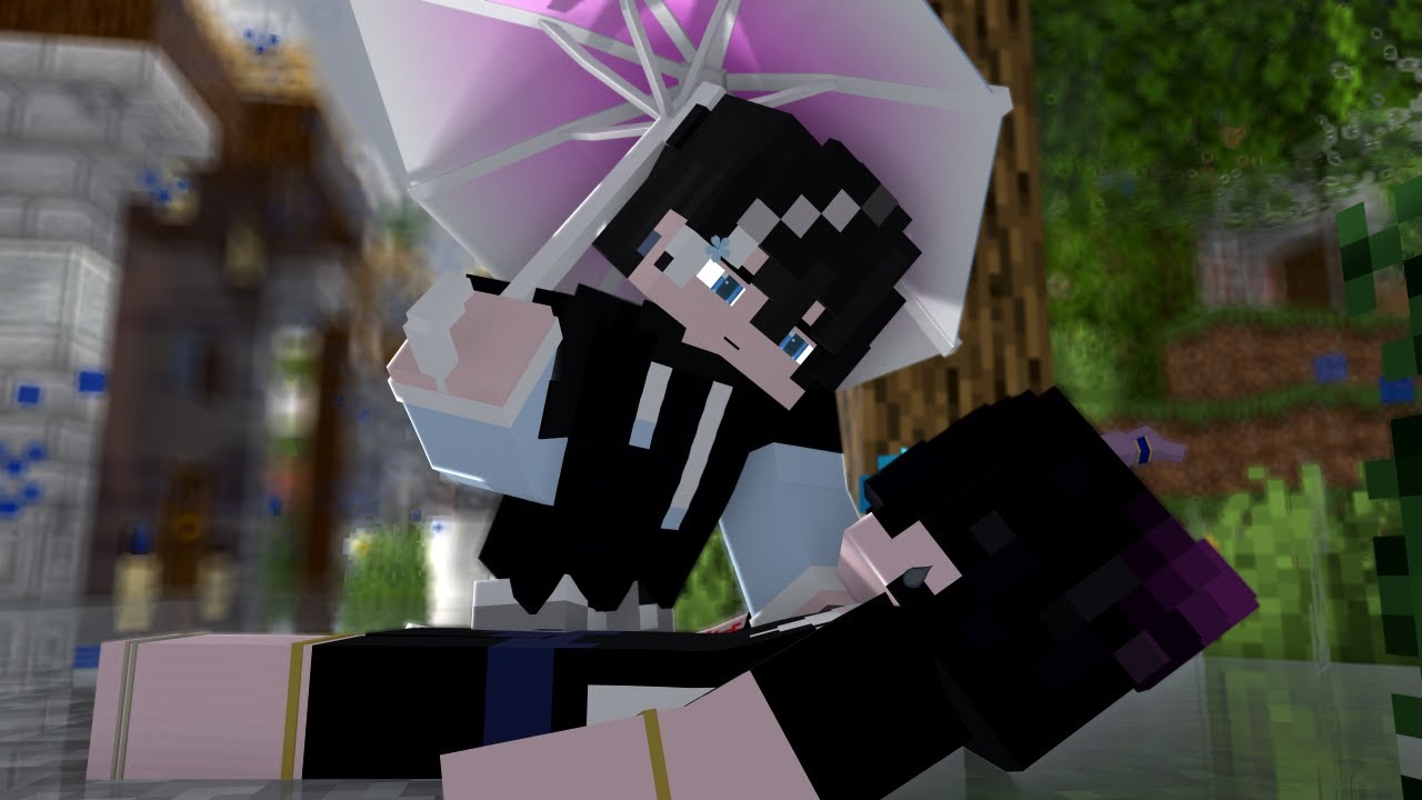 Minecraft Animation Boy love | The one in rain (Part 1) | Music Video