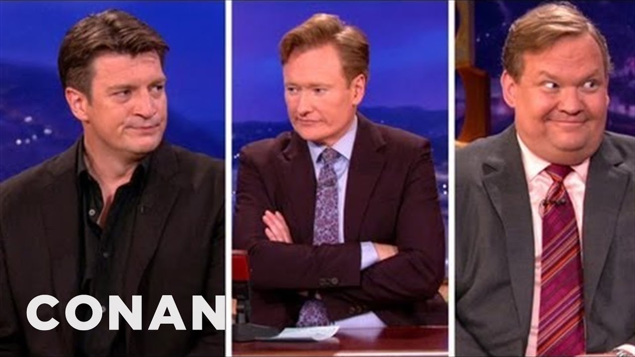 Nathan Fillion Creates An Internet Meme | CONAN on TBS