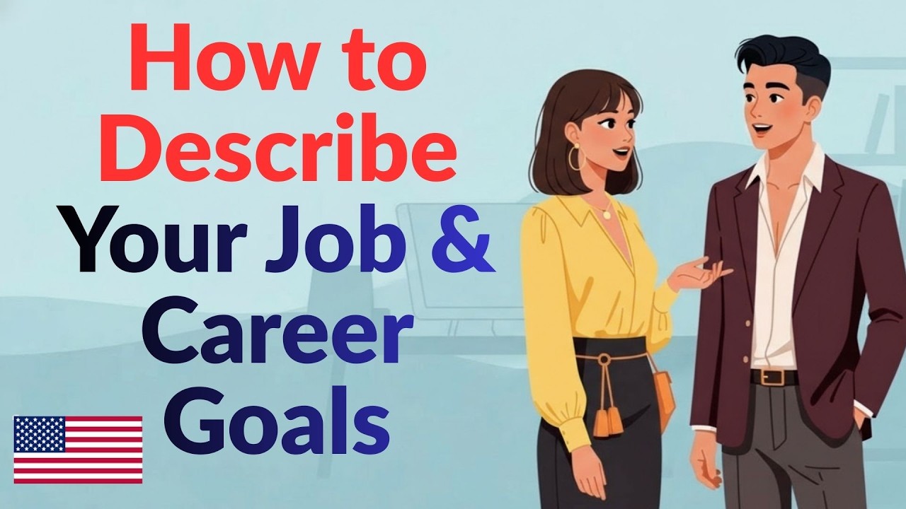 How to Talk About Your Job in English  |  Daily Conversation Practice