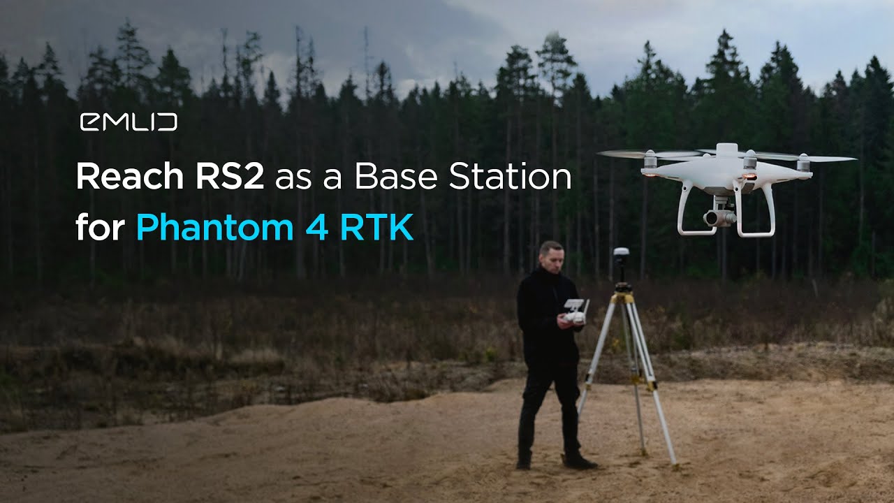 Reach RS2 как базовая станция для Phantom 4 RTK