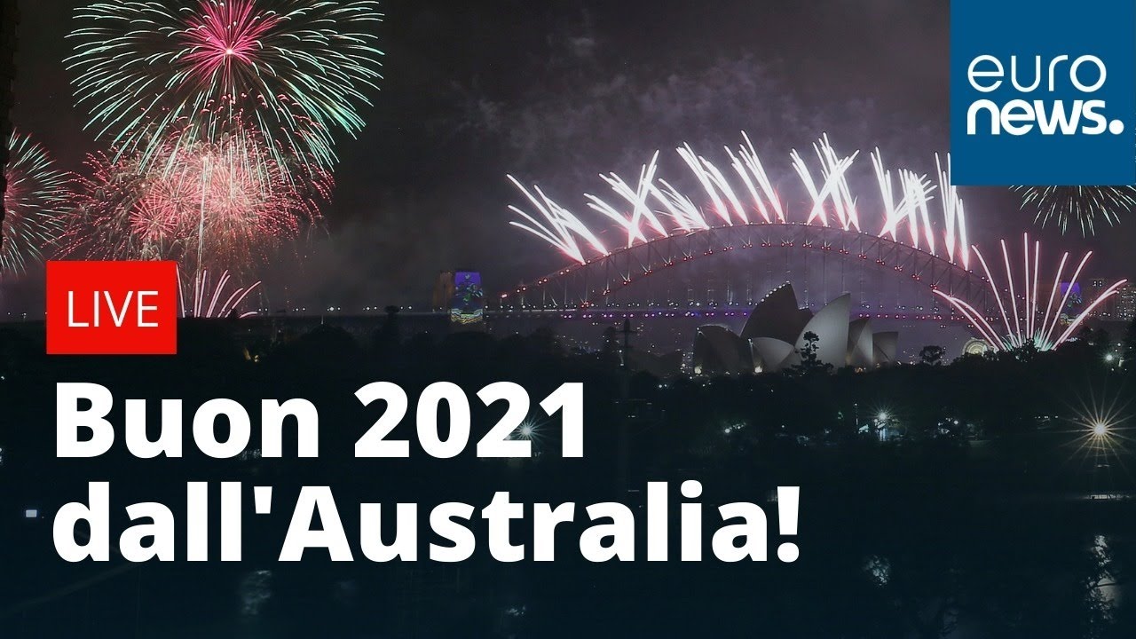 Buon 2021 dall'Australia! Sydney dà il benvenuto al nuovo anno con il consueto spettacolo pirotecnic
