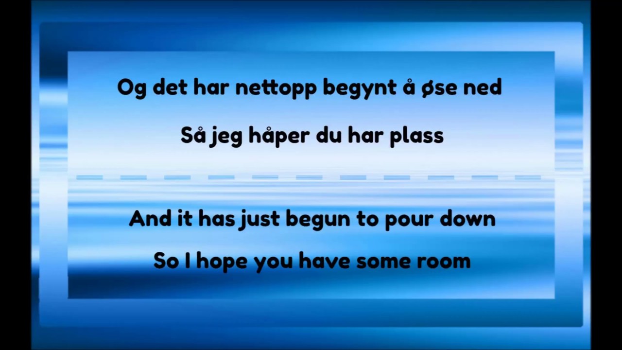 Cezinando - Håper du har plass - Lyrics & English translation