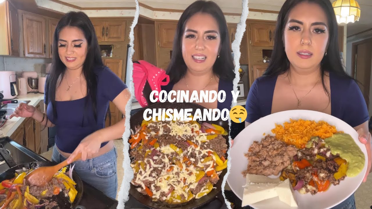 FAJITAS DE CARNE MOLIDA CON ARROZ MEXICANO