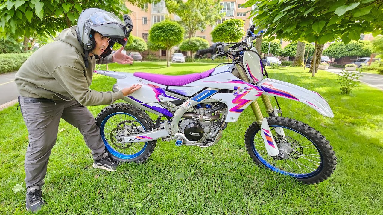 ПОЛНОСТЬ ВОССТАНОВИЛ YAMAHA YZ450F - СДЕЛАЛ СТИЛЬ 1974 - 2024!