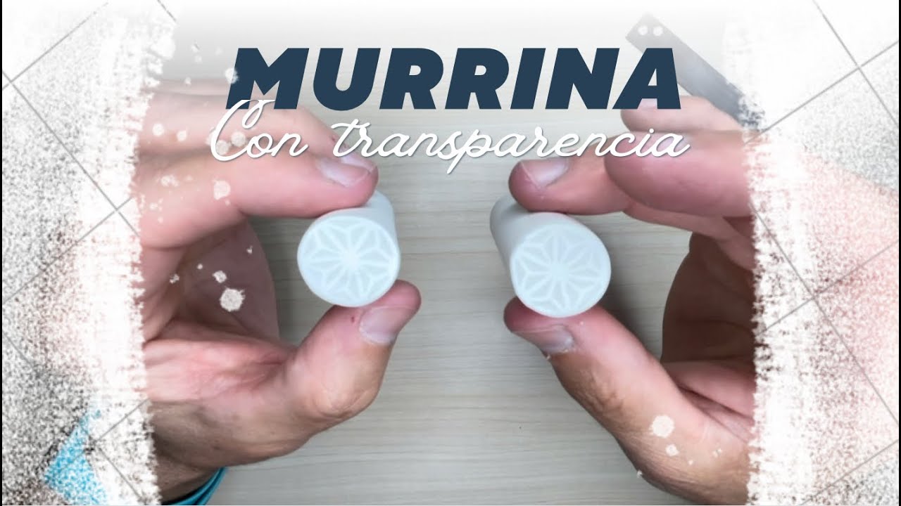 DIY como hacer una murrina translucida con fimo paso a paso
