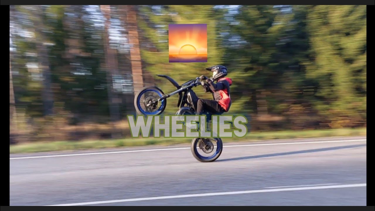 Sunset wheelies🌅(140yx)