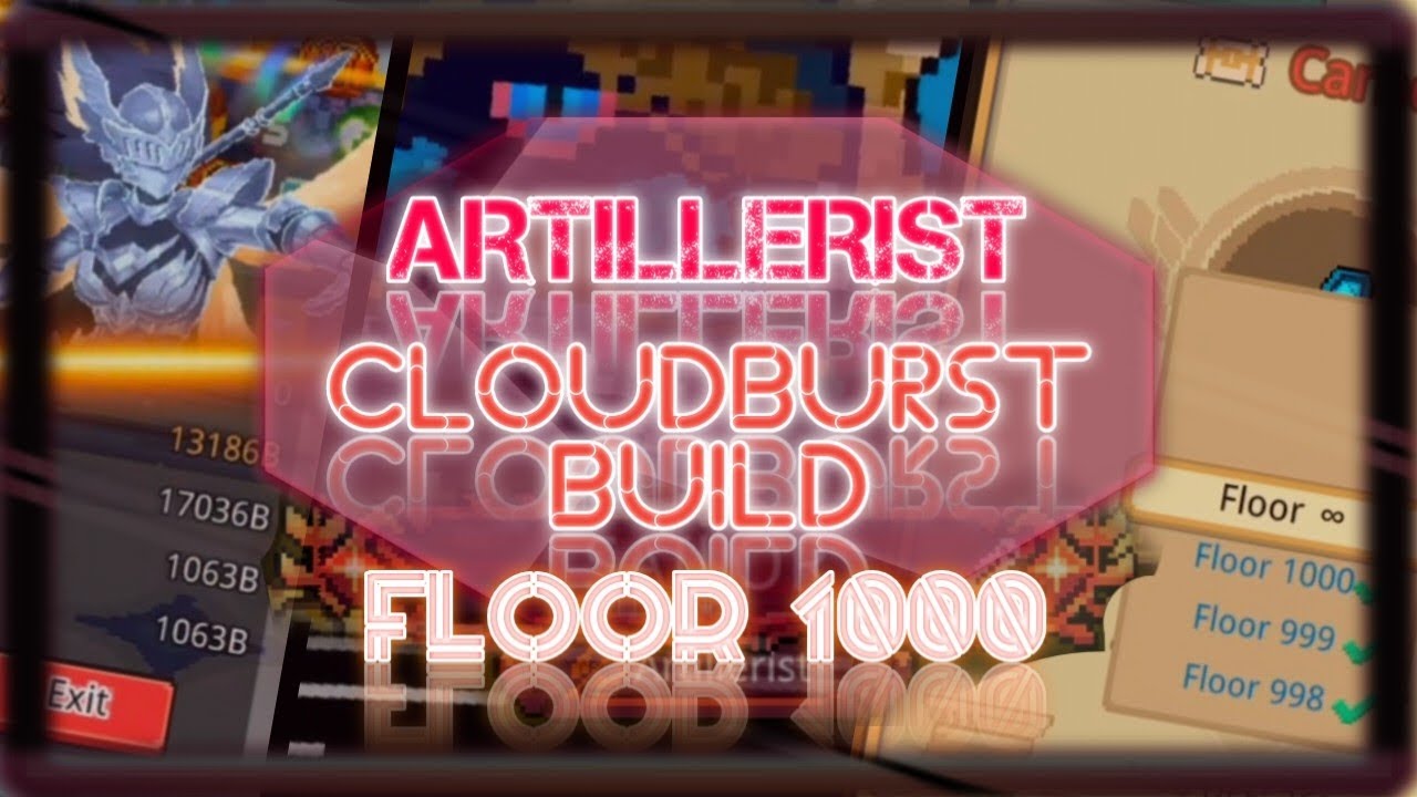 ARTILLERIST BUILD | VALKYRIE FLOOR 1000 | SS5 SOUL KNIGHT PREQUEL | CLOUDBURST