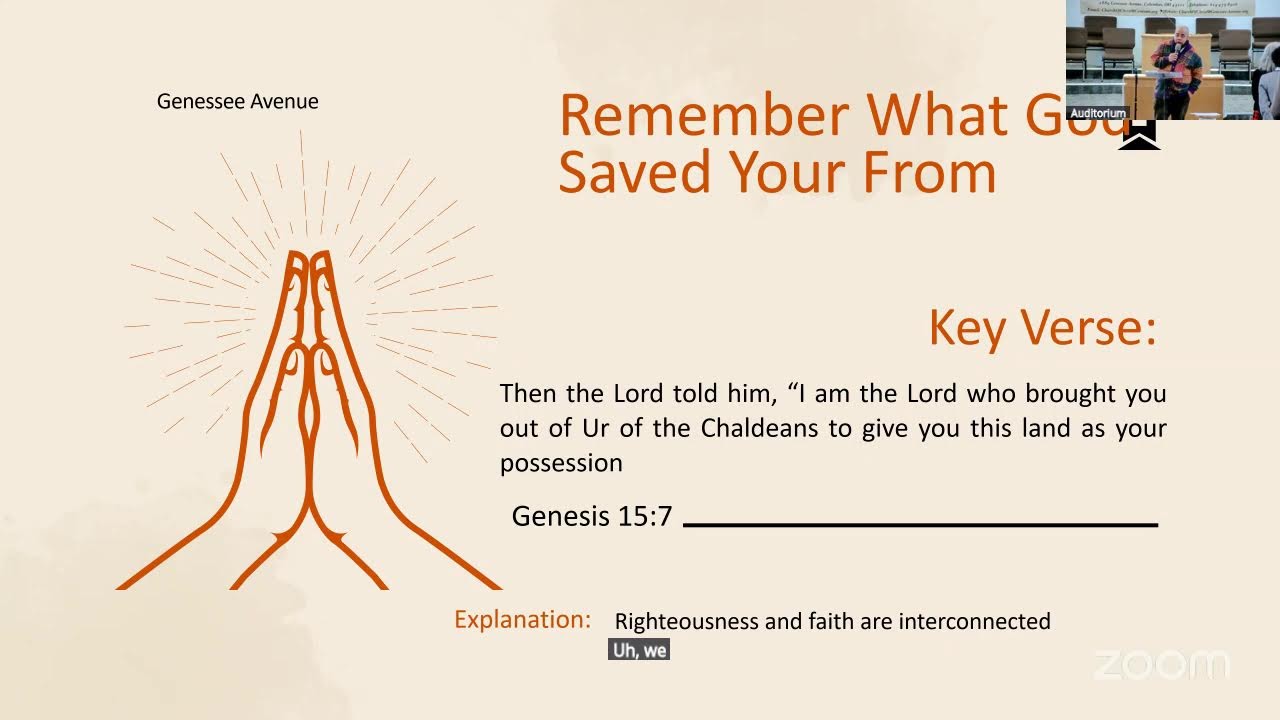 Church of Christ's Sunday Zoom Meeting