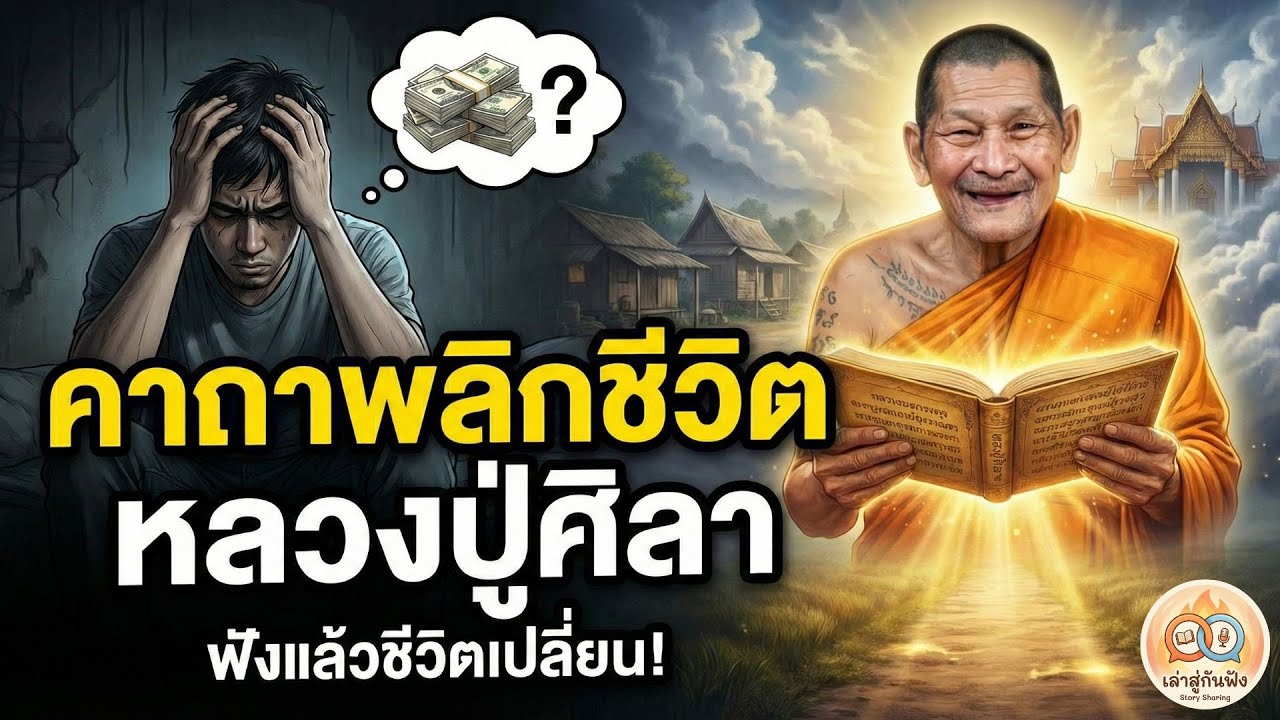 คาถาพลิกชีวิต หลวงปู่ศิลา และวิธีคิดที่ทำให้พ้นจากความจน (ฉบับสมบูรณ์)