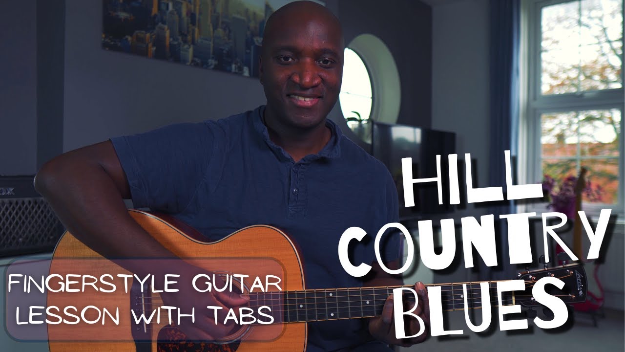 Mesmerizing Hill Country Blues - Fingerstyle Lesson / With Tabs