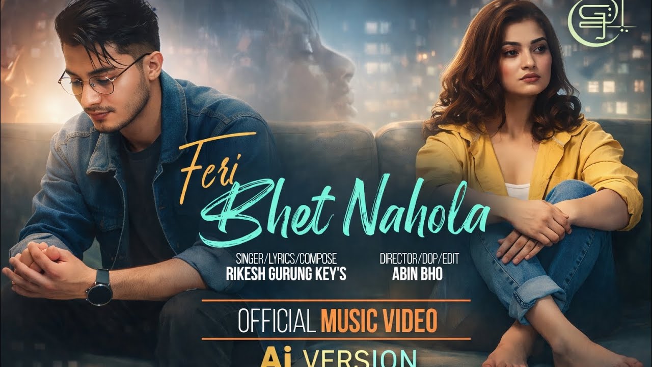 FERI BHET NA HOLA || Rikesh Gurung Key's | Sandhya KC | Nirajan Pradhan | MUSIC VIDEO !! Ai 🤖 
