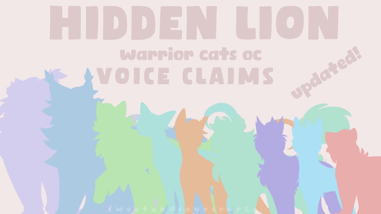 Warrior Cats OC Voice Claims (Updated!)