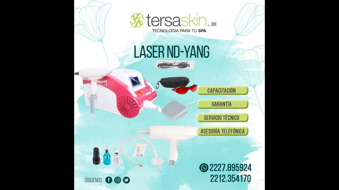 Láser Nd Yag para quitar tatuajes y realizar holliwood peel