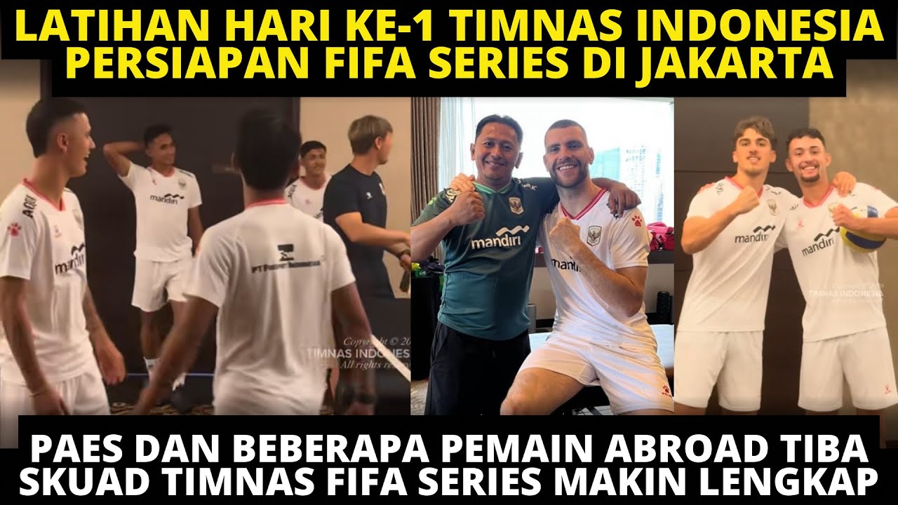 FULL CERIA LATIHAN PERDANA TIMNAS INDONESIA PERSIAPAN FIFA SERIES‼️ PAES HUBNER & PEMAIN ABROAD TIBA