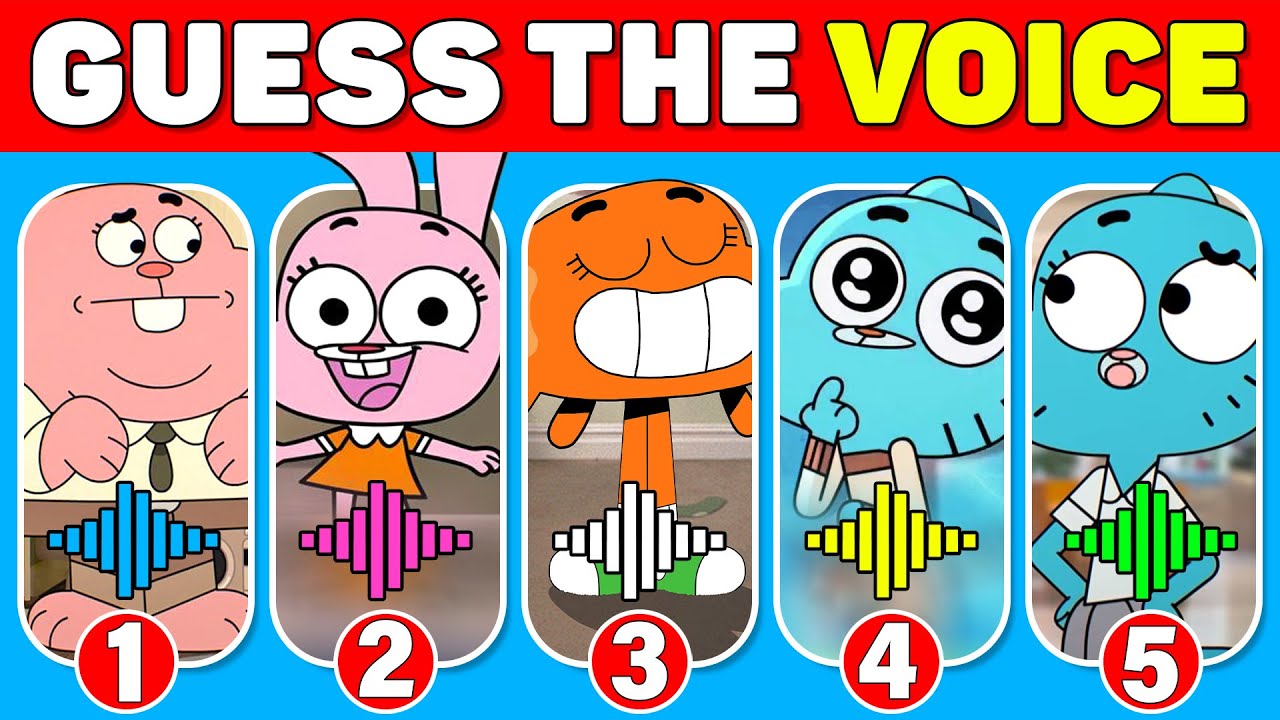 The Amazing World of Gumball - Guess the Characters by Their Voice - Quiz for Fans!