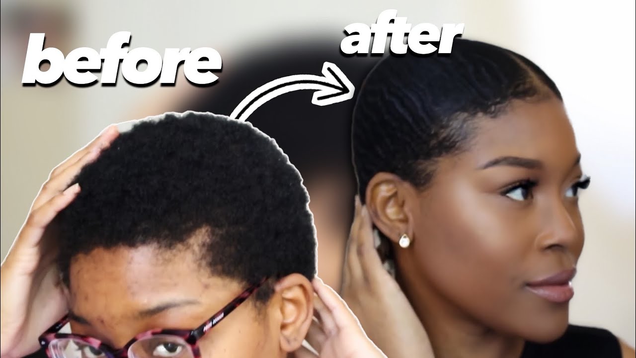 How I Slick Down My 4C TWA | Malkia McKween