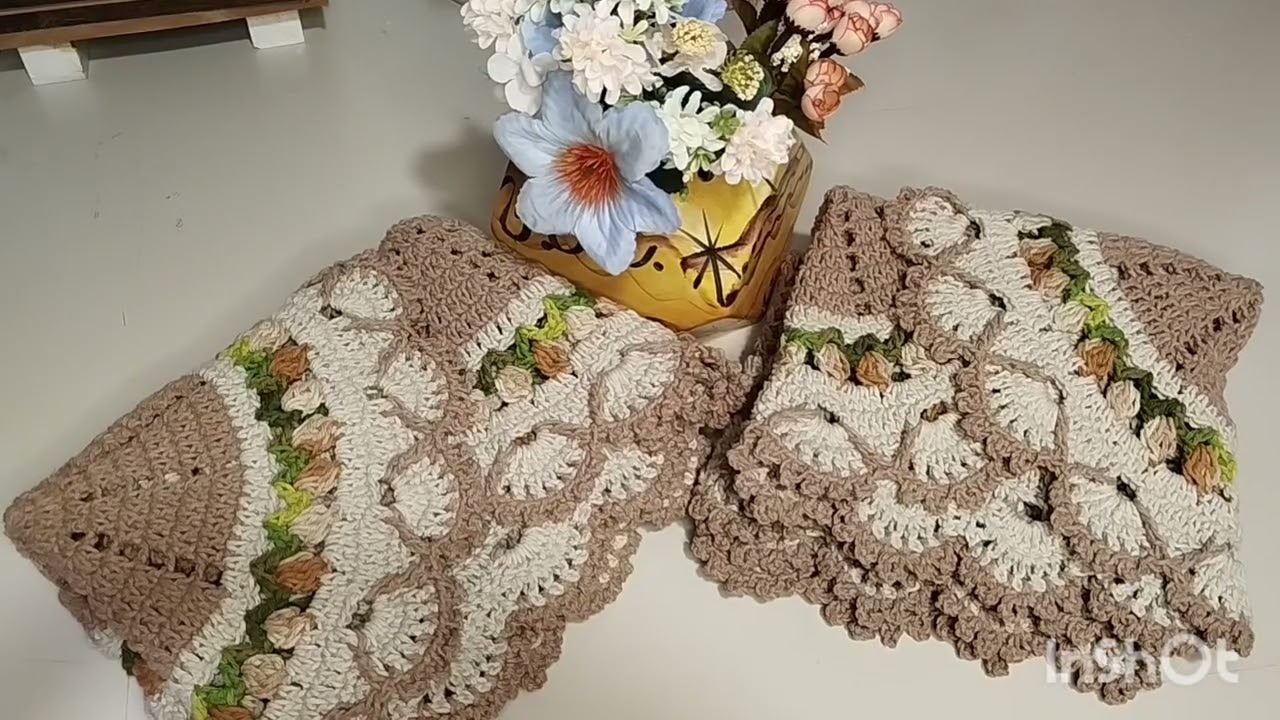 Primeira vez produzindo  o modelo Gracieli do canal @ateliênaticrochê 