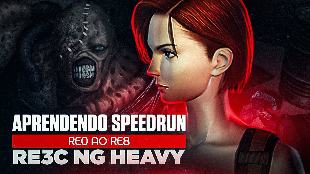 RE3C SPEEDRUN NG HEAVY - APRENDENDO SPEEDRUN DO RE0 AO RE8 #49
