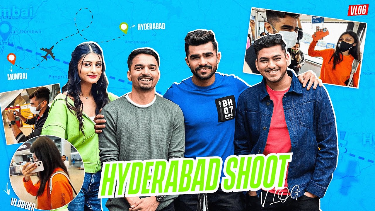 We visited Hyderabad for BGMI shoot