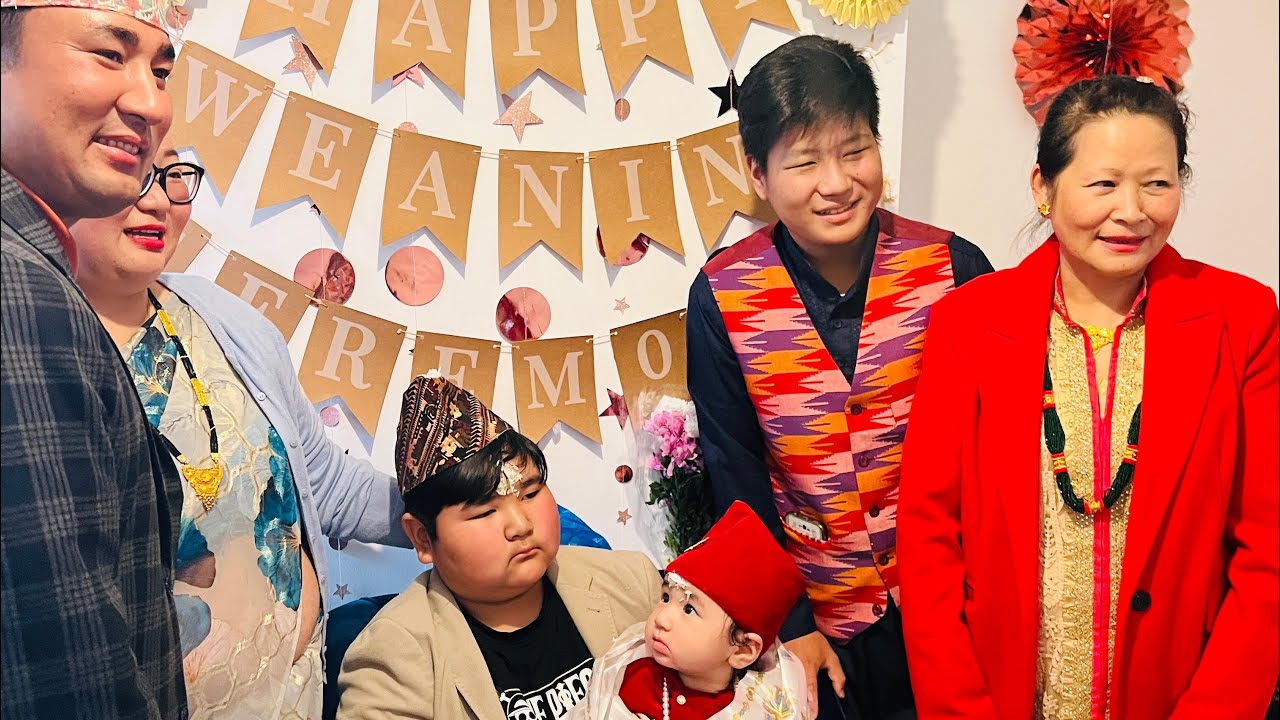 Happy 😃 Weaning ceremony 🥳| Nepali tradition🇳🇵 |Nepali weaning |Uk 🇬🇧@Deuman-vlog