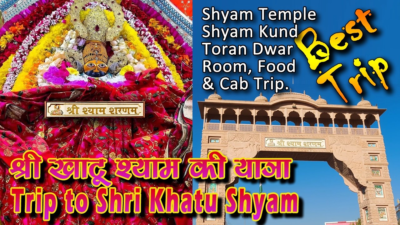 Trip To Khatu Shyam खाटू श्याम दर्शन यात्रा #youtube #vlog #rinazglam