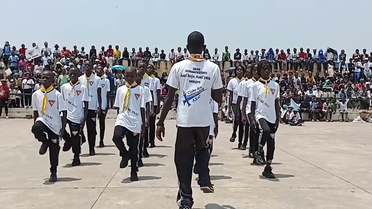 Ordem Unida Clube de desbravadores Asaf da IASD Remanescente Saurimo