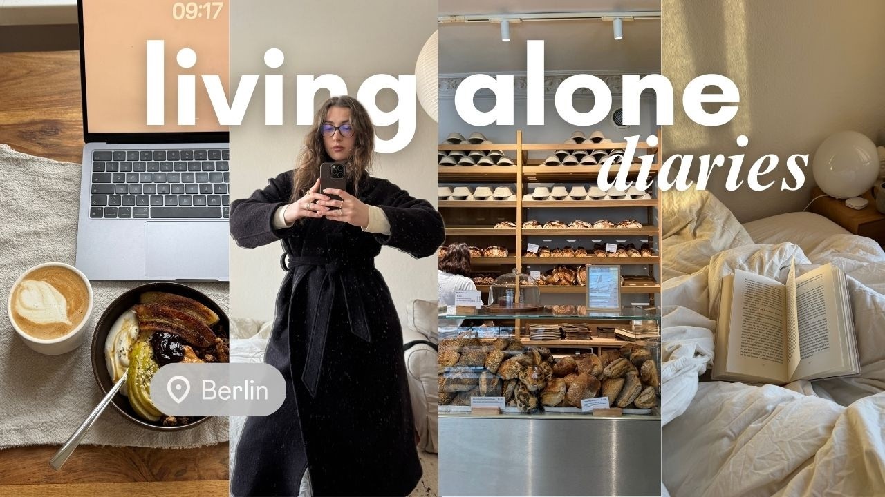 weekly vlog: back to routine, frühling ist da, keramik bemalen🥞🤍 // berlin vlog