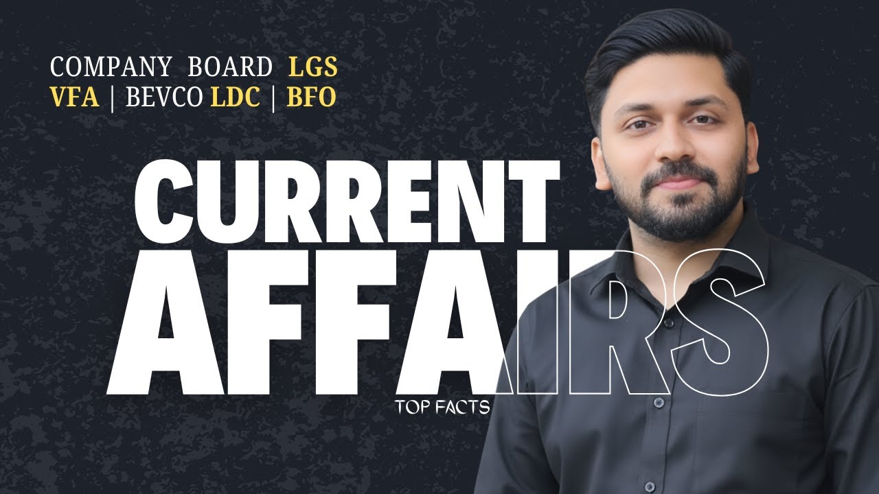 CURRENT AFFAIRS | KERALA PSC | VFA | BEVCO LDC | c/b LGS | BFO #keralapsc #lgs