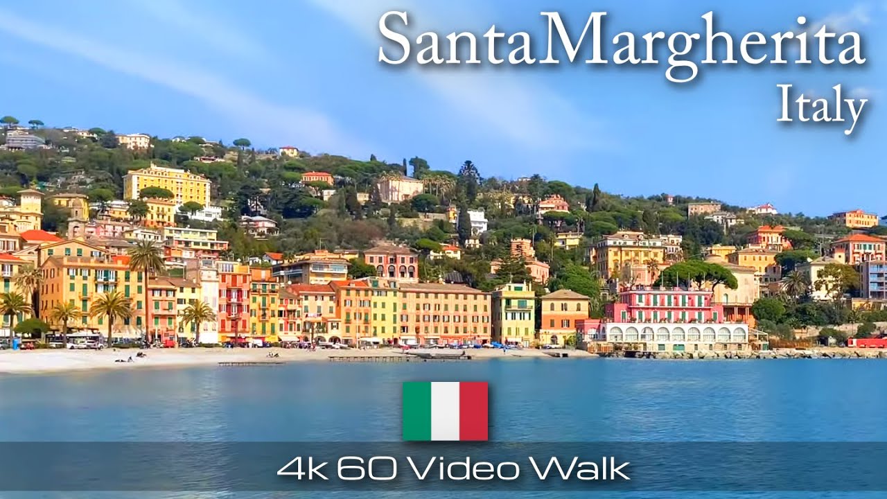 Santa Margherita and Portofino 2021 | 4K walk in Summer in Ligure, Italy