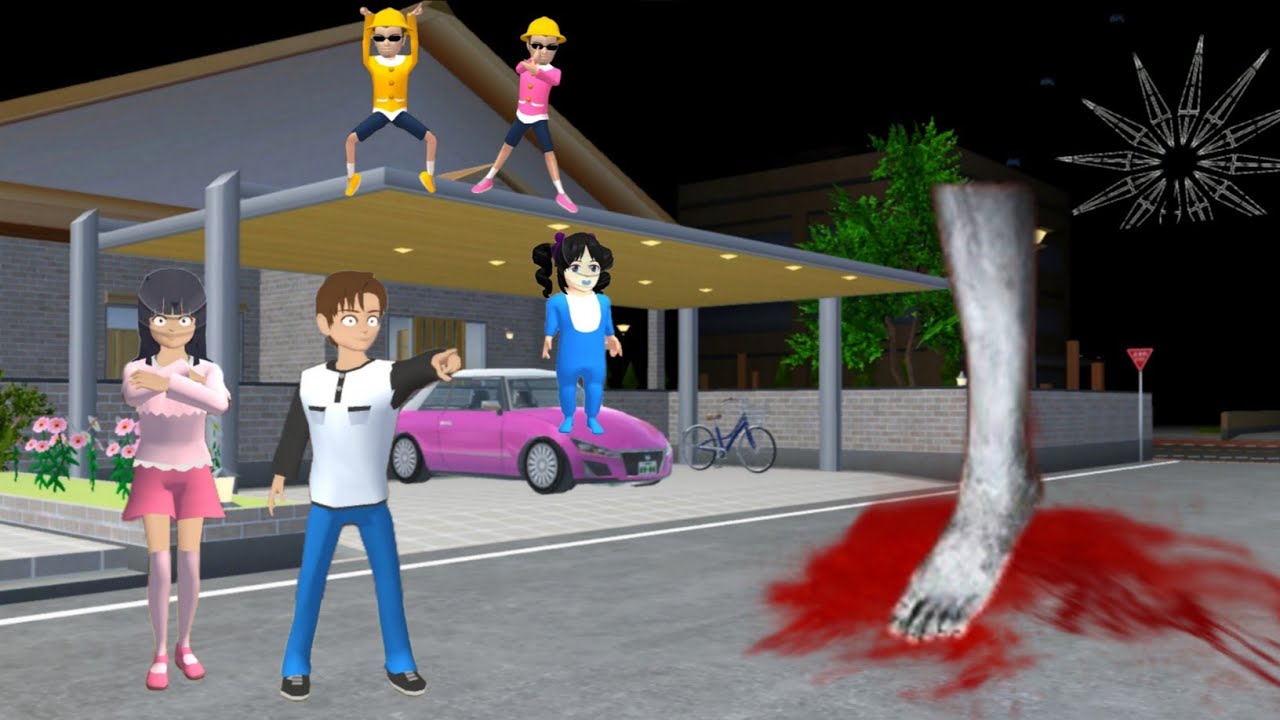Yuta Mio Selamatkan Baby Celine Di Tangkap HANTU SATU KAKI 😱 | Sakura School Simulator