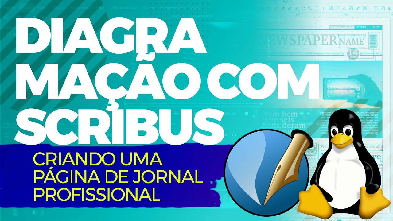 Criei uma Página Profissional de Jornal no Scribus