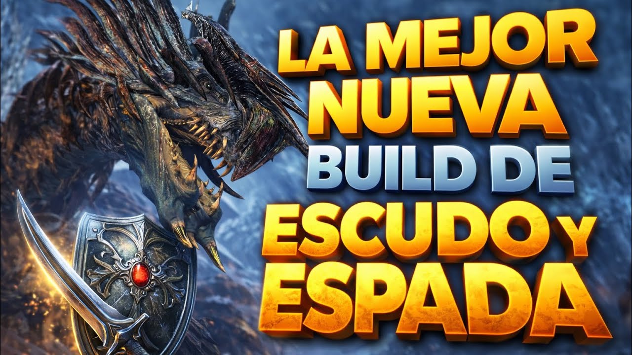 LA NUEVA MEJOR BUILD PARA SnS ESCUDO Y ESPADA (ADAPTABLE A LANZA)
