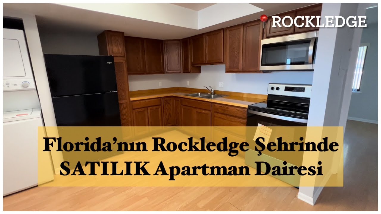 FLORİDA ROCKLEDGE ŞEHRİNDE SATILIK UCUZ APARTMAN DAİRESİ