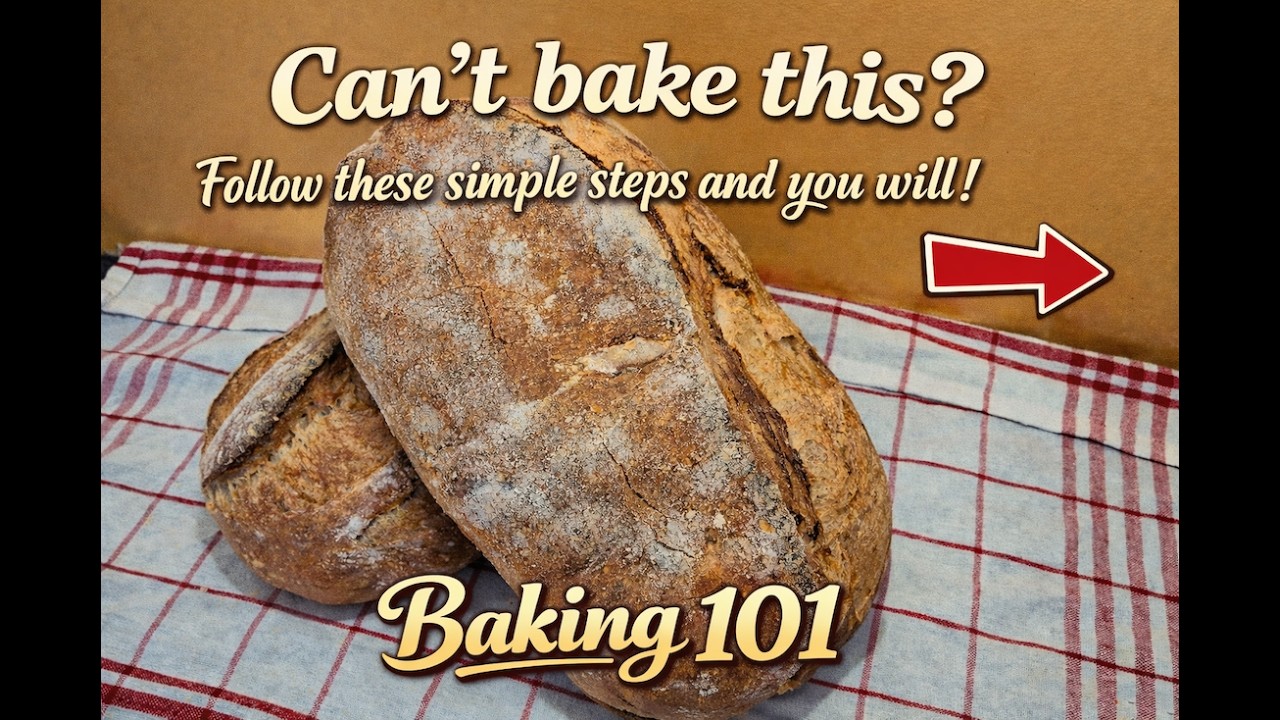 Bread baking 101 Can't bake? With this steps you will!