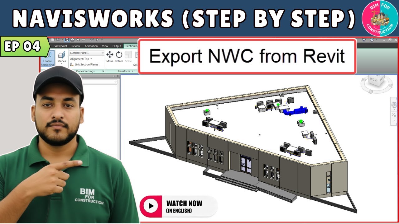 #04 Navisworks Tutorial: How to Export NWC from REVIT?