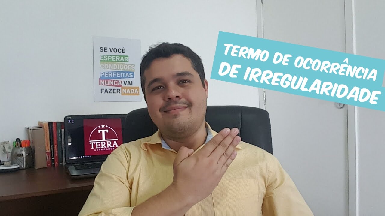Termo de Ocorrência de Irregularidade (TOI) - Mateus Terra - Terra Advogados