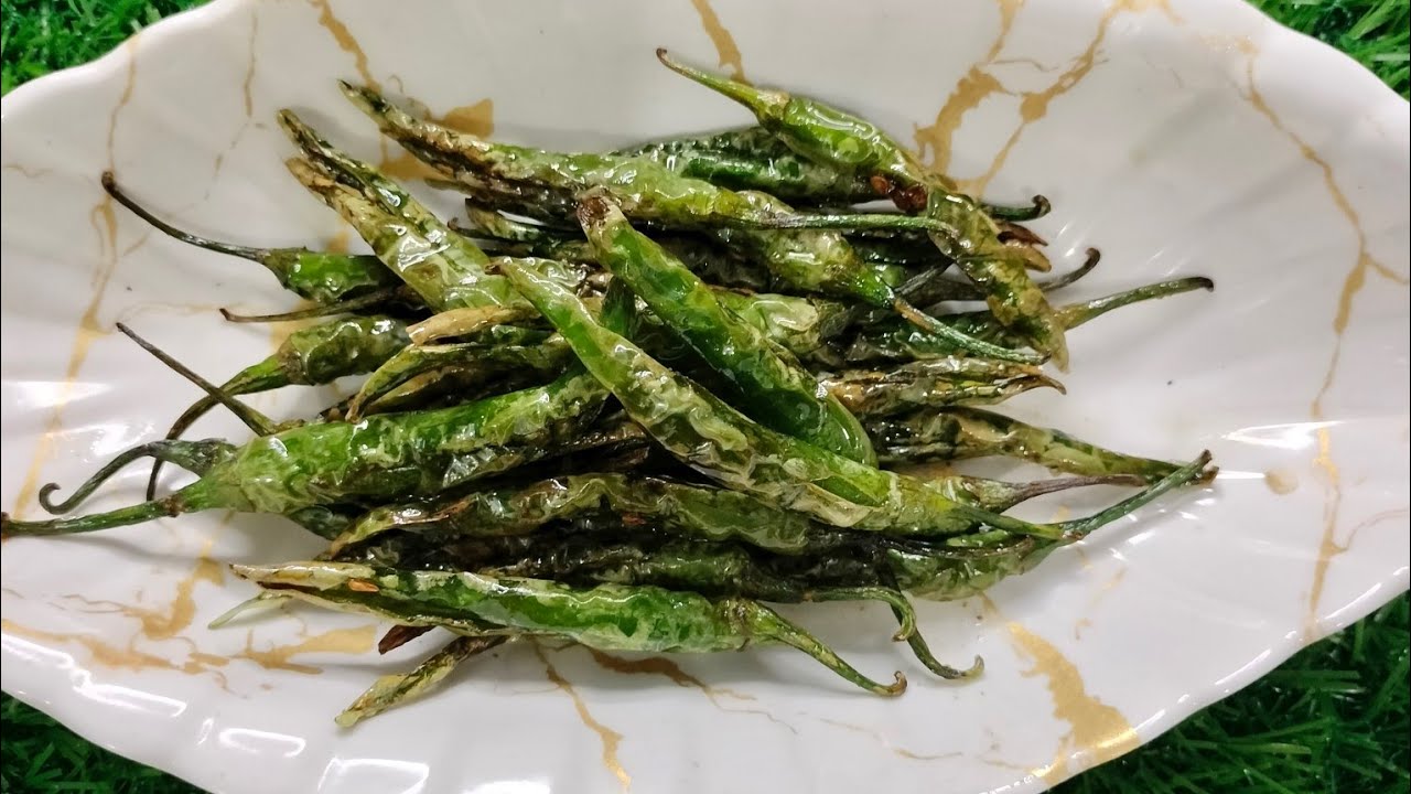 Green Chilli Fry Recipe |  Hari Mirch Fry |Mirchi Fry Recipe | हरी मिर्च फ्राई रेसिपी 