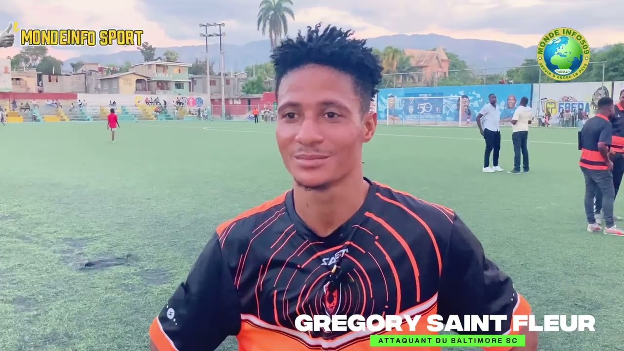 GREGORY SAINT FLEUR DIT: (Ti Messi )Atakan ekip Baltimore SC la, fè premye gol li pou ekip 4/4 la .
