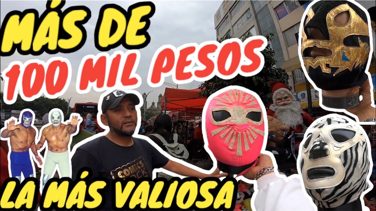 MASCARAS DE LUCHA LIBRE VINTAGE Y PROFESIONALES CON EL GRAN ADAL LUCHAS #luchalibre #tianguis