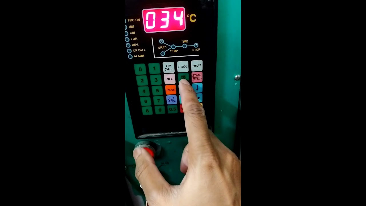 #Infra colour dyeing machine in program enter karne ka process#
