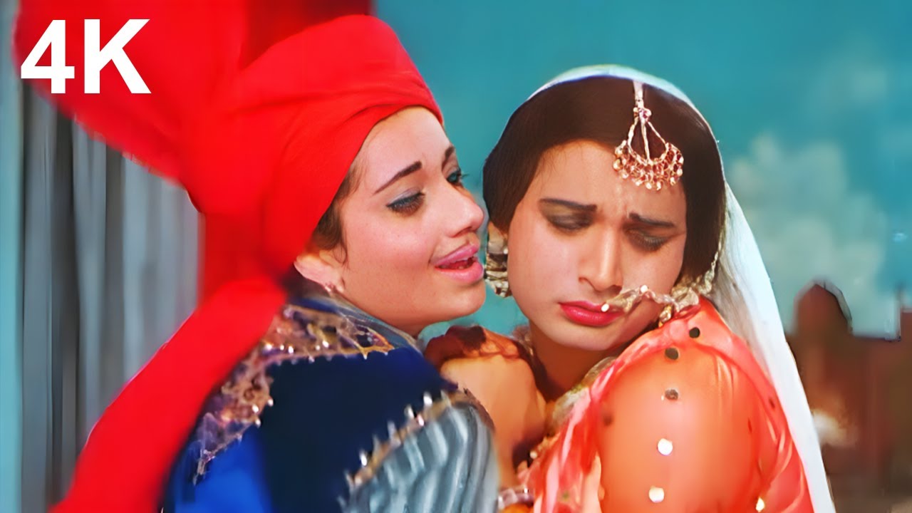 Kajra Mohabbat Wala Ankhiyon Men Aisaa Daalaa 4K Song - Asha Bhosle - कजरा मोहब्बत वाला