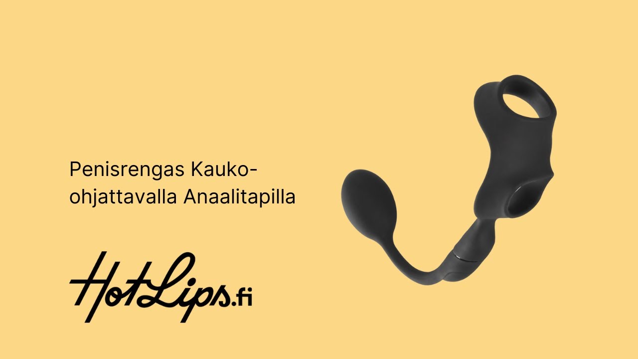 Penisrengas Kauko-ohjattavalla Anaalitapilla hotlips.fi - katso lis&auml;&auml;!