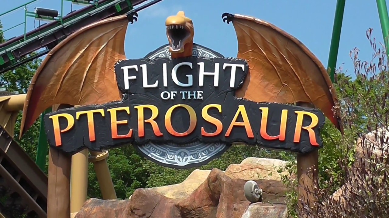 Velociraptor & Flight of the Pterosaur rides | Lost Kingdom | Paultons Park