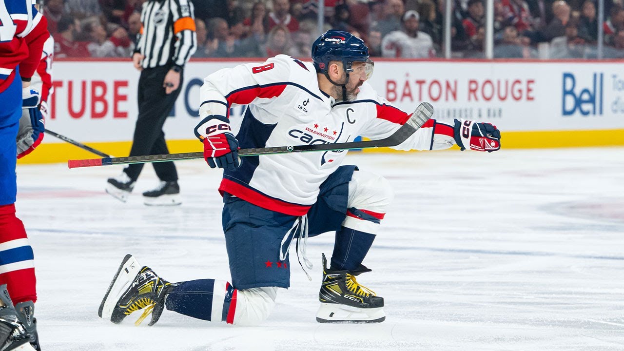 HE WONT STOP! 🚨 Hat Trick for OVECHKIN! 🧢
