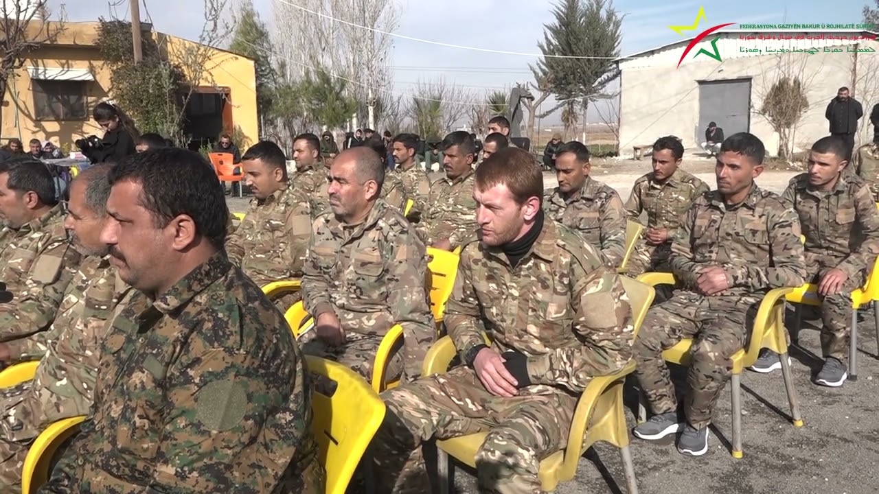 Merasîma Girtinê ya Akademiya Şehîd Deştî Dewreya Şehîd Ebû Wasil (Mihemed  Hemdan)
