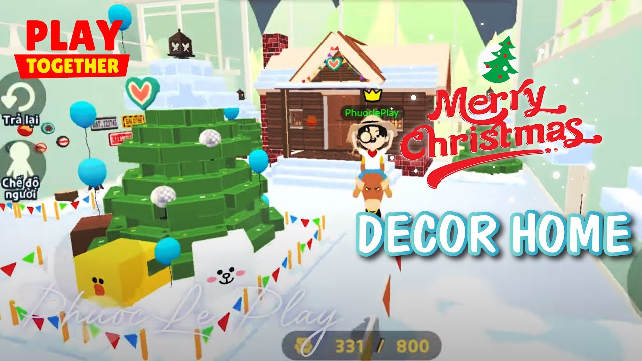 PLAYTOGETHER: DECOR NGÀY TUYẾT RƠI SIÊU DỄ THƯƠNG | NHÀ 21K