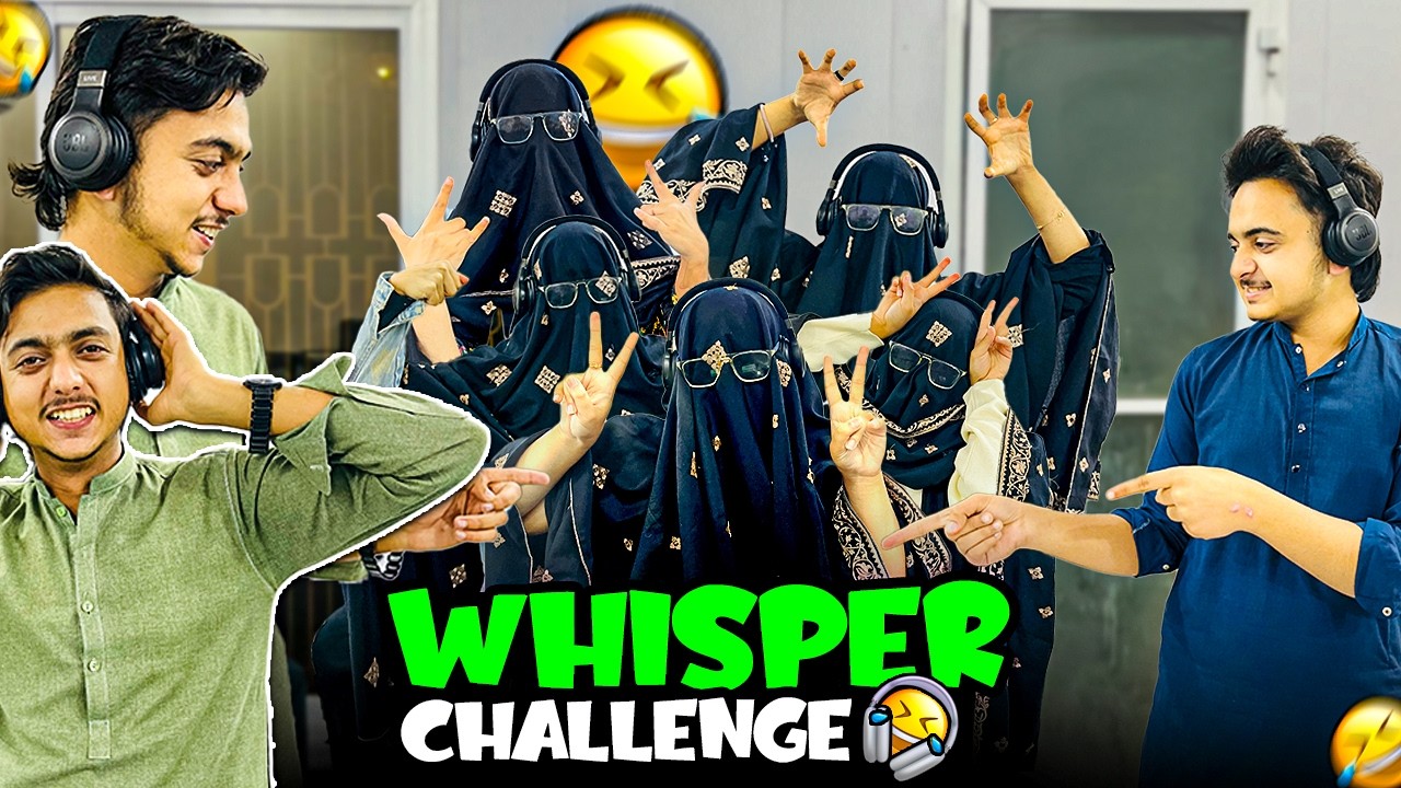 Try Not To Laugh 🤣 Whisper Challenge With My Crazy Cousins!
