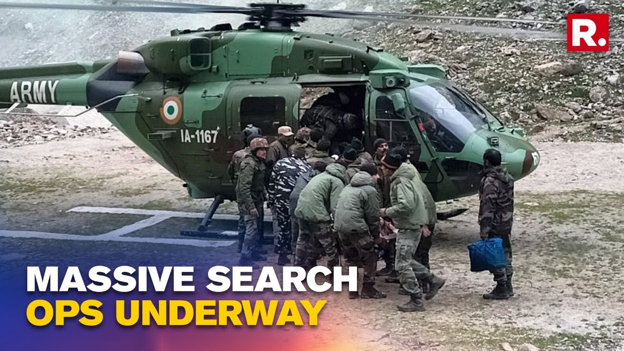 NDRF DG Avers Massive Search & Rescue Ops By Army, SDRF, CRPF Underway At Amarnath Shrine