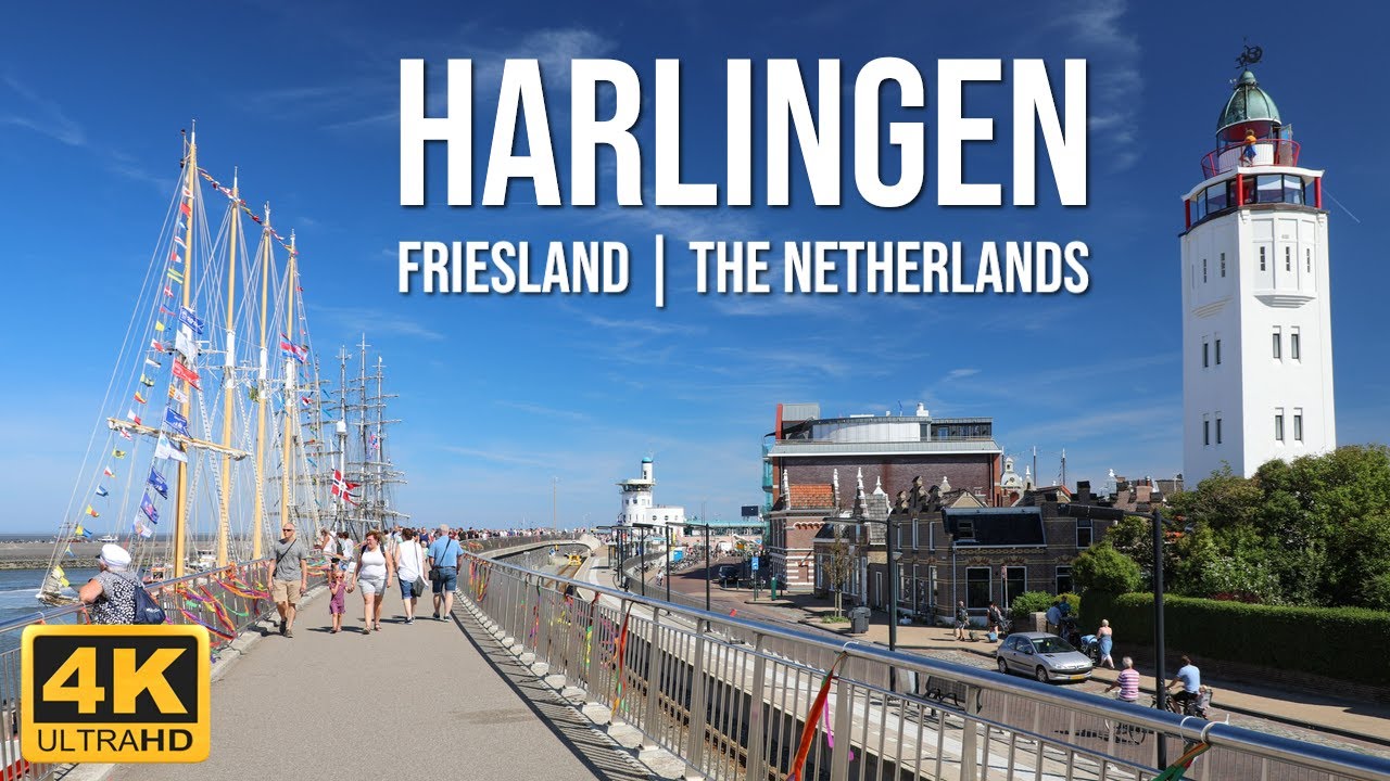 Harlingen 🇳🇱 Evening Walk 4K