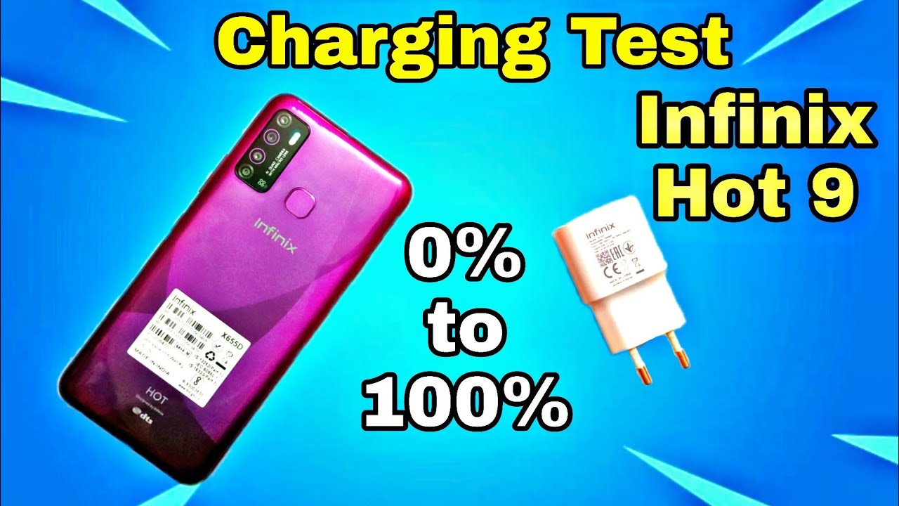 Infinix Hot 9 Charging Test | 0-100% Charge hone mein kitna time lagta hai ??